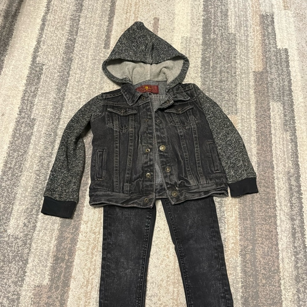 2 piece denim set : Jeans & Jacket